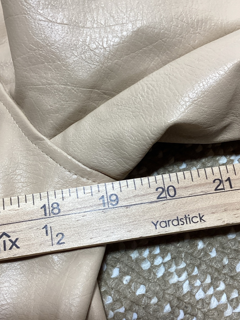 NWT Anthropologie Tan Faux Leather Moto Jacket - Picture 15 of 15